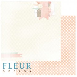 Double-sided sheet of paper Fleur Design New spring 