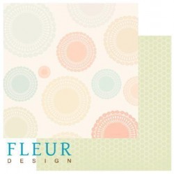 Double-sided sheet of paper Fleur Design New spring 